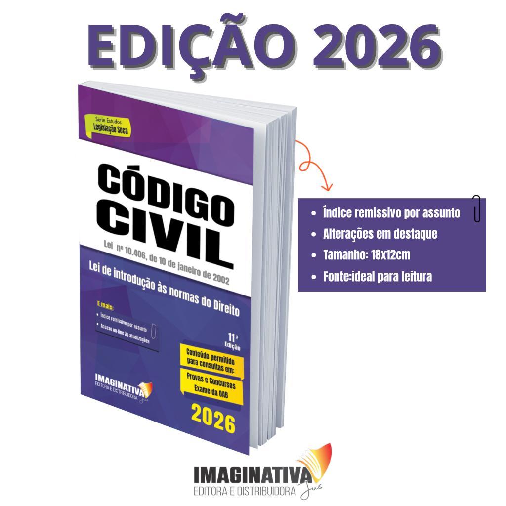 Código Civil 2026 + Lei de Introdução as Normas do Direito