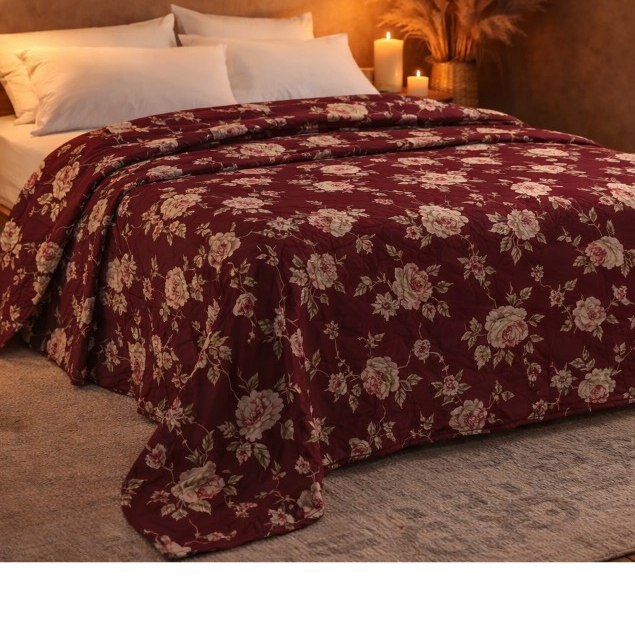 Mantinha Floral Inverno 2,00m x 1,80m Frio Manta Pelinho Cobertor Micro Fibra Quenn Estampada