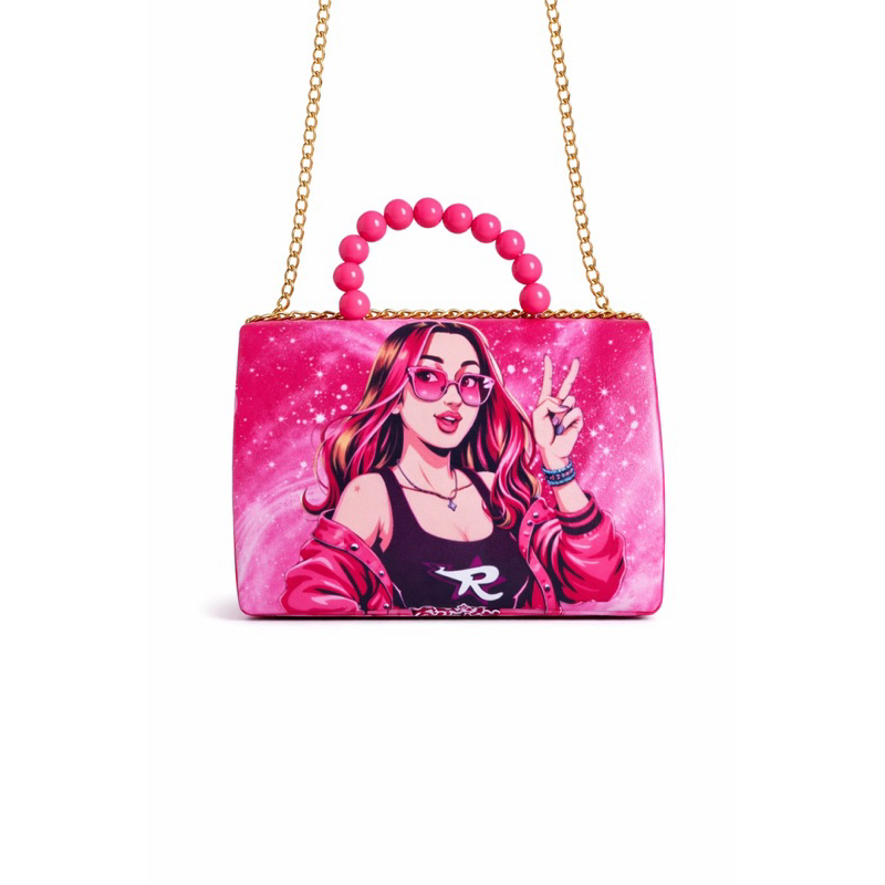 Bolsas Personagem Emily Vicky dos Rosa– Alça de Pérola Corrente | Estilo Bloguerinha