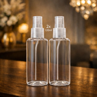 Kit 2 Frasco Pet OVAL com Spray para Perfume 120ml cada, Utilidades Domesticas, Spray para álcool e uso diversos. em Oferta na Shopee