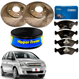 2 Disco Freio Pastilhas Meriva 2002 2003 2004 a 2006 Aro 14 em Oferta na Shopee