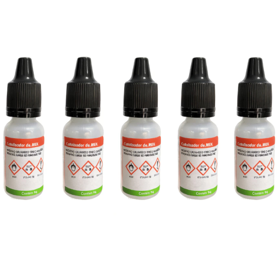 Kit 5 Catalisadores 7 gramas  para Resina de Poliester em Oferta na Shopee