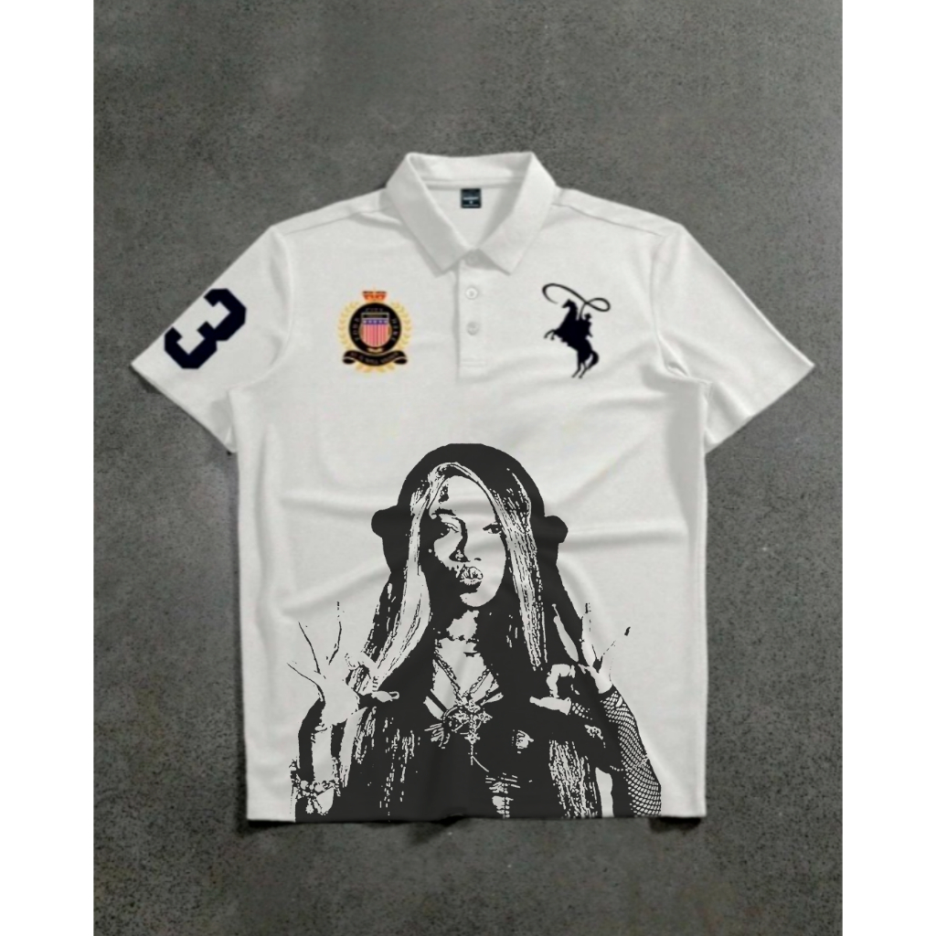 Camiseta Polo Slipmami Estampada Streetwear Graphic Tees Camisa Respiravel ENVIO IMEDIATO