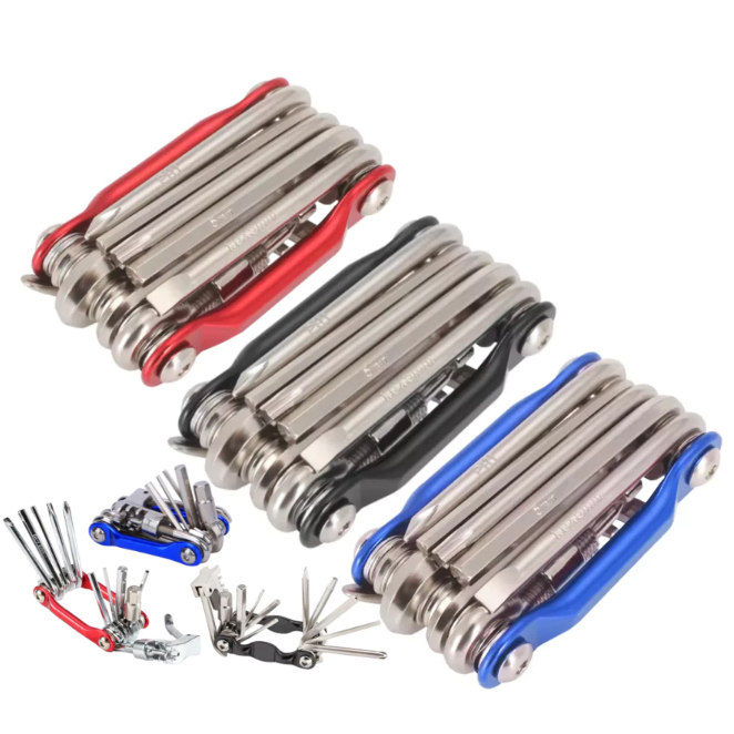 Kit Ferramenta 12 Funções Chave para Corrente Bike Bicicleta