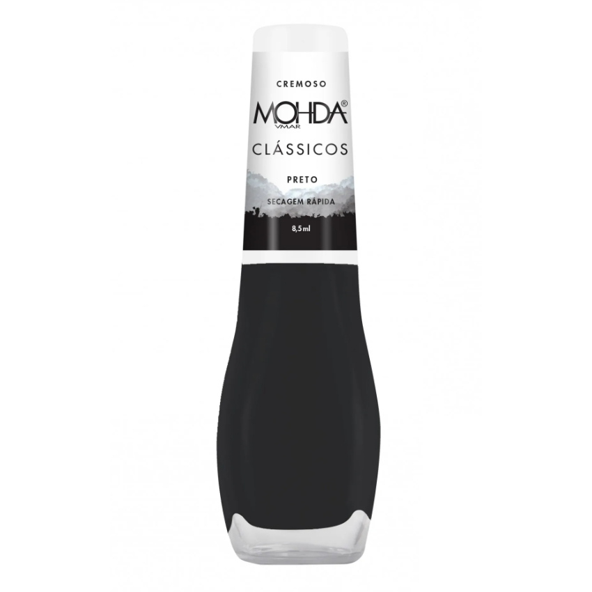 Esmalte Mohda Cremoso PRETO 8,5ml