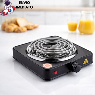Fogareiro Elétrico Portátil 1 Bocas 1000W 5 Temperaturas Serve em Qualquer panela em Oferta na Shopee
