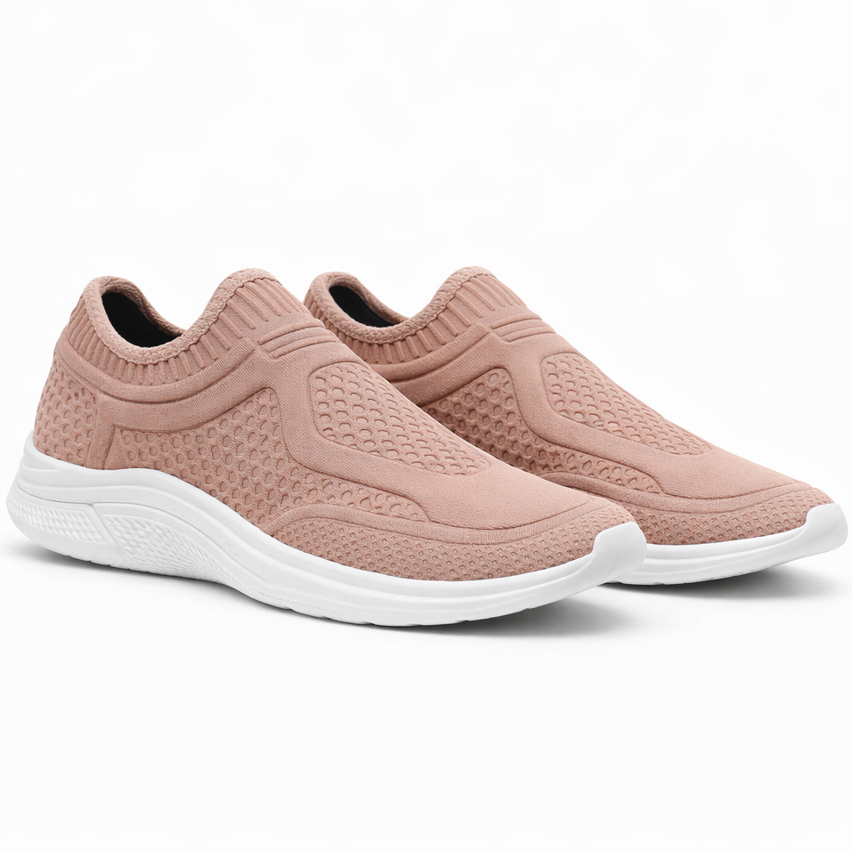 Tênis Meia Feminino Academia Slip On Ortopédico Caminhada Sneaker Esportivo Antiderrapante
