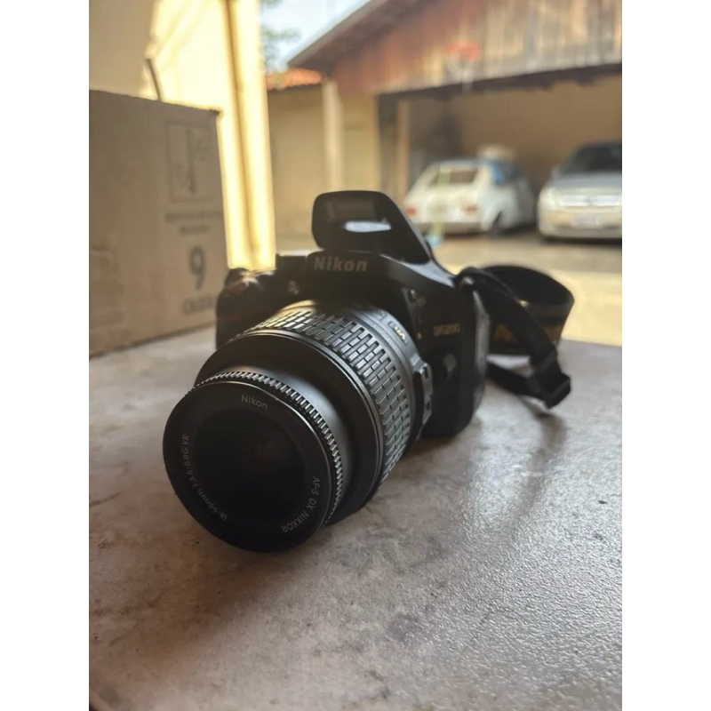 Nikon Kit D5200 - Lente 18-55mm Vr Dslr + Bolsa + Carregador
