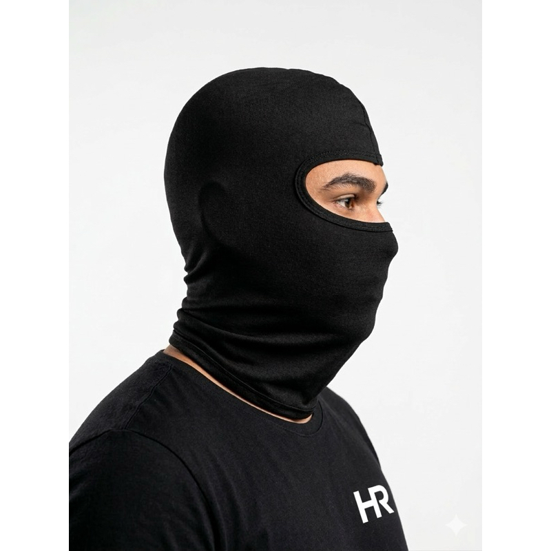 Touca Balaclava Ninja Diversas Cores Proteção UV+ Motoqueiro Corrida Esportes Paintball Unissex Frio Vento Poeira Calor