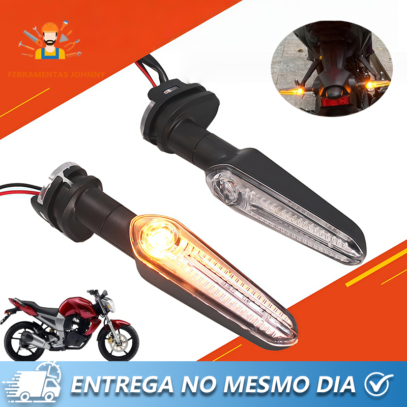 Kit de piscas sequenciais/contínuos em LED para Yamaha XJ6 MT03 MT07 MT09 FZ150 em Oferta na Shopee