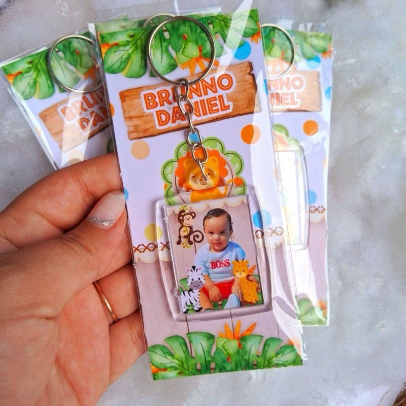 Chaveiro Personalizado com Foto Lembrancinha Infantil Aniversário Maternidade