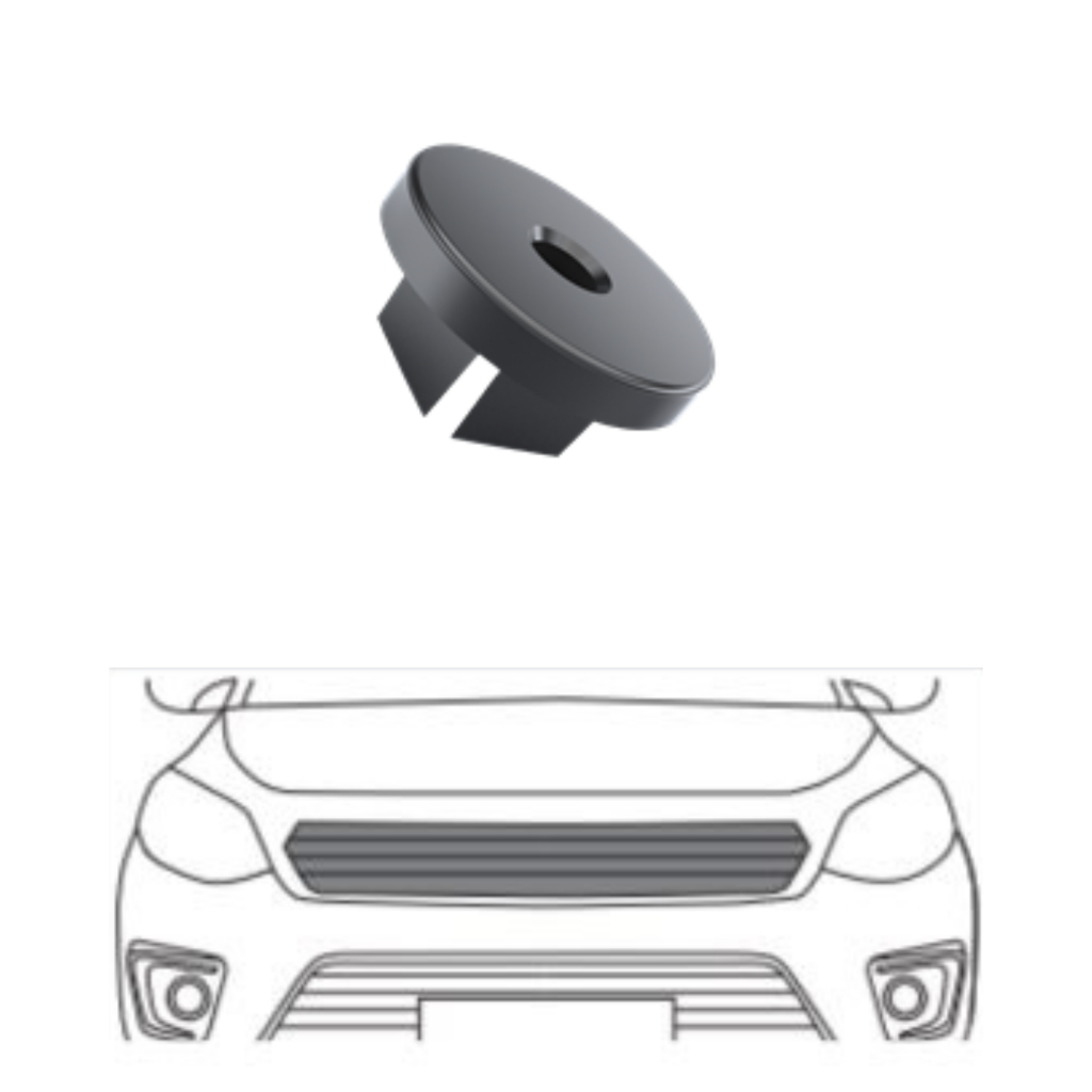 10 Grampos Grade Do Radiador Chevette Hatch (80/87)  Chevette Sedan (73/94) 09300722 / 93219508/08936940 / 08972416
