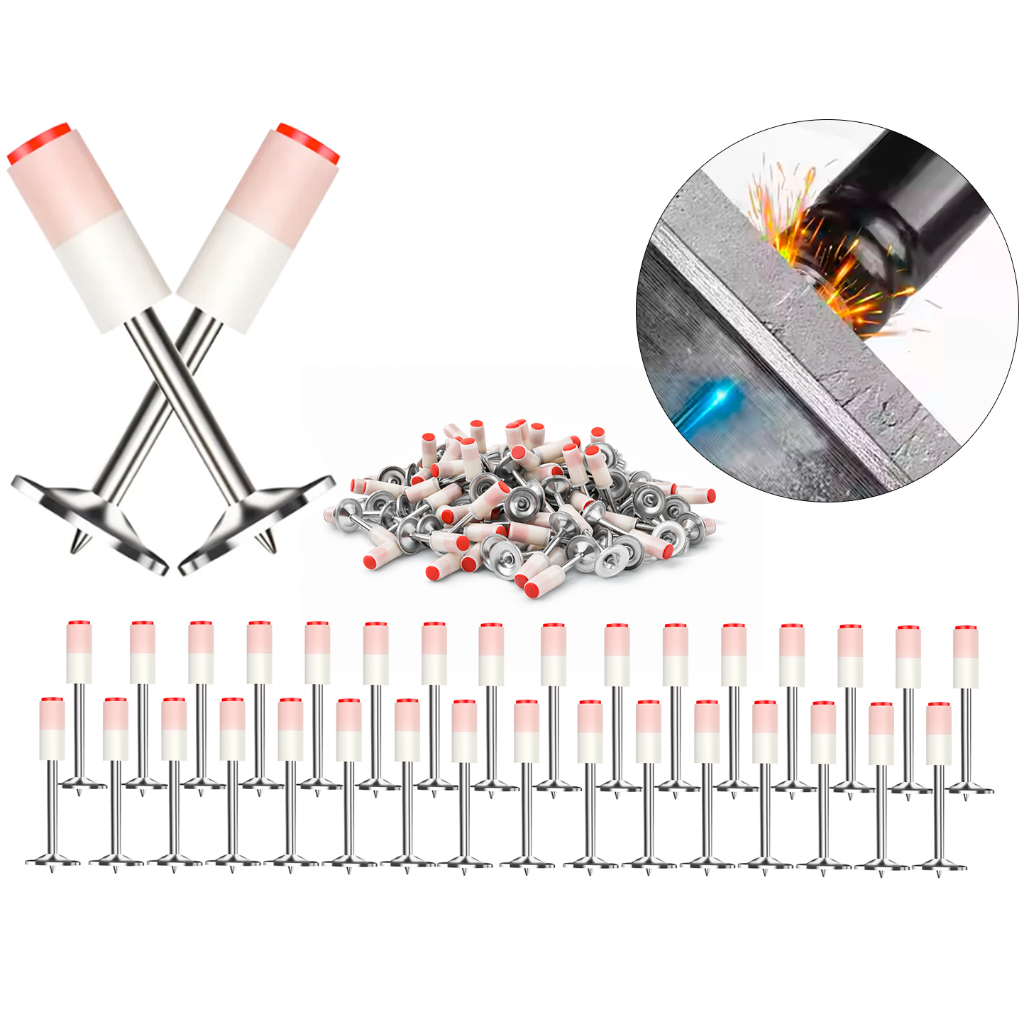 Kit Pinos Para Pistola Finca Pinos Fixação Pregos Pinador Com 50 Unidades