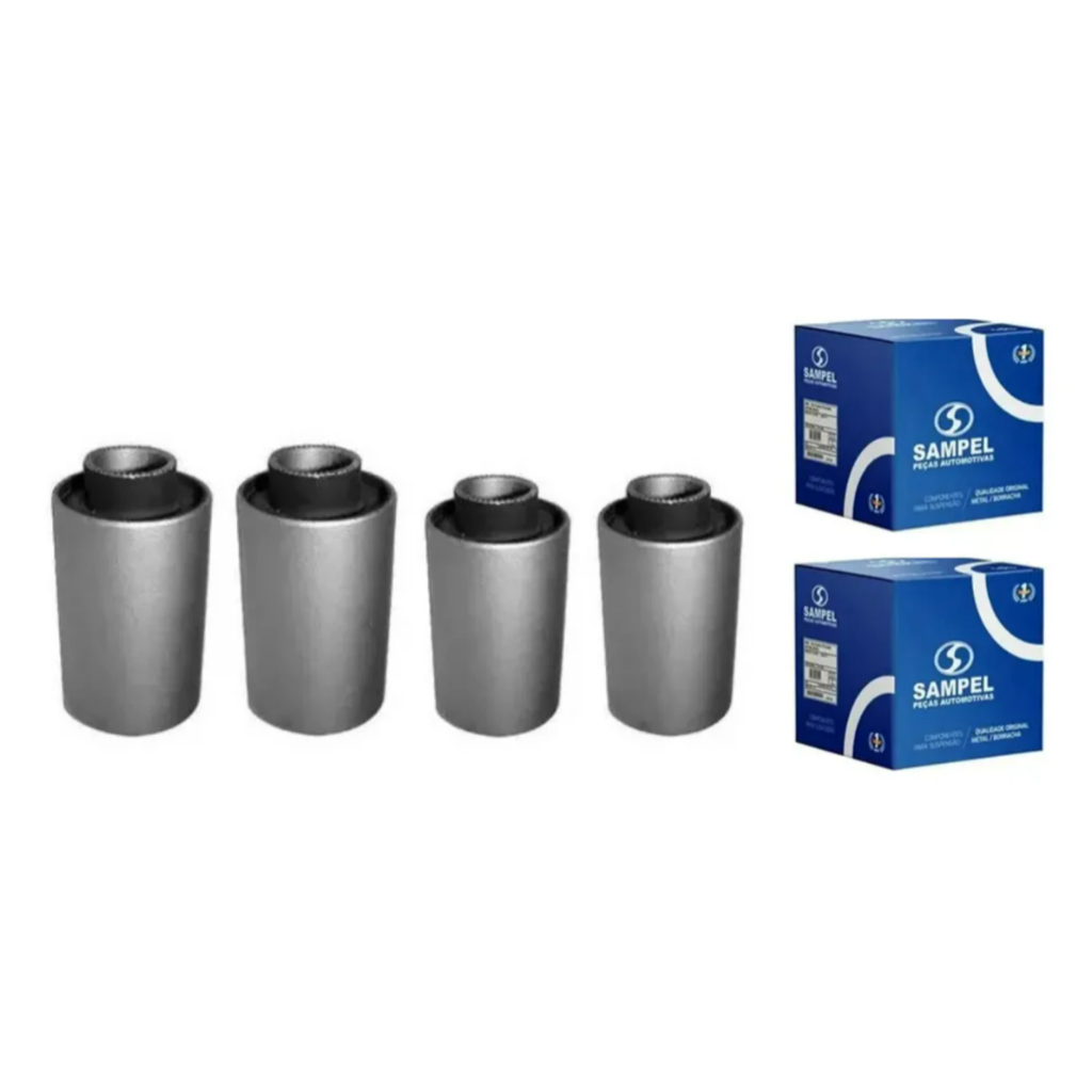 Kit 4 Bucha Bandeja Inferior Nissan Frontier Xterra Mwm 2.8