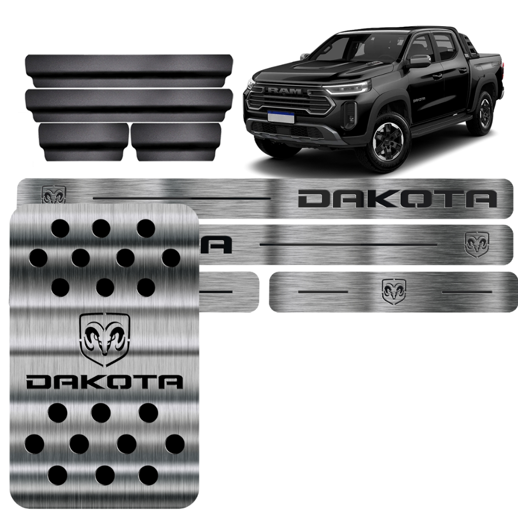Soleira Descanso de pé Aço Inox Premium Ram Dakota