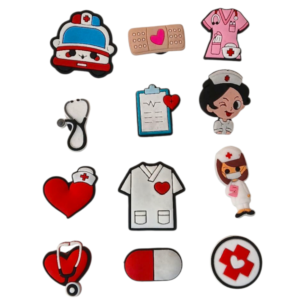 12 Bottons Pins Apliques para Babuche Feminina – Enfeites para Customizar Sandália