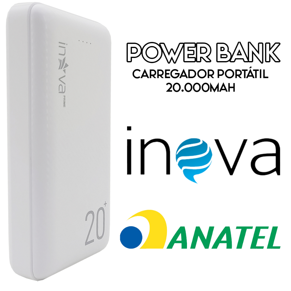 Kinvo & INOVA power bank Portátil 20000 mAh turbo Carregador Portátil Universal Original