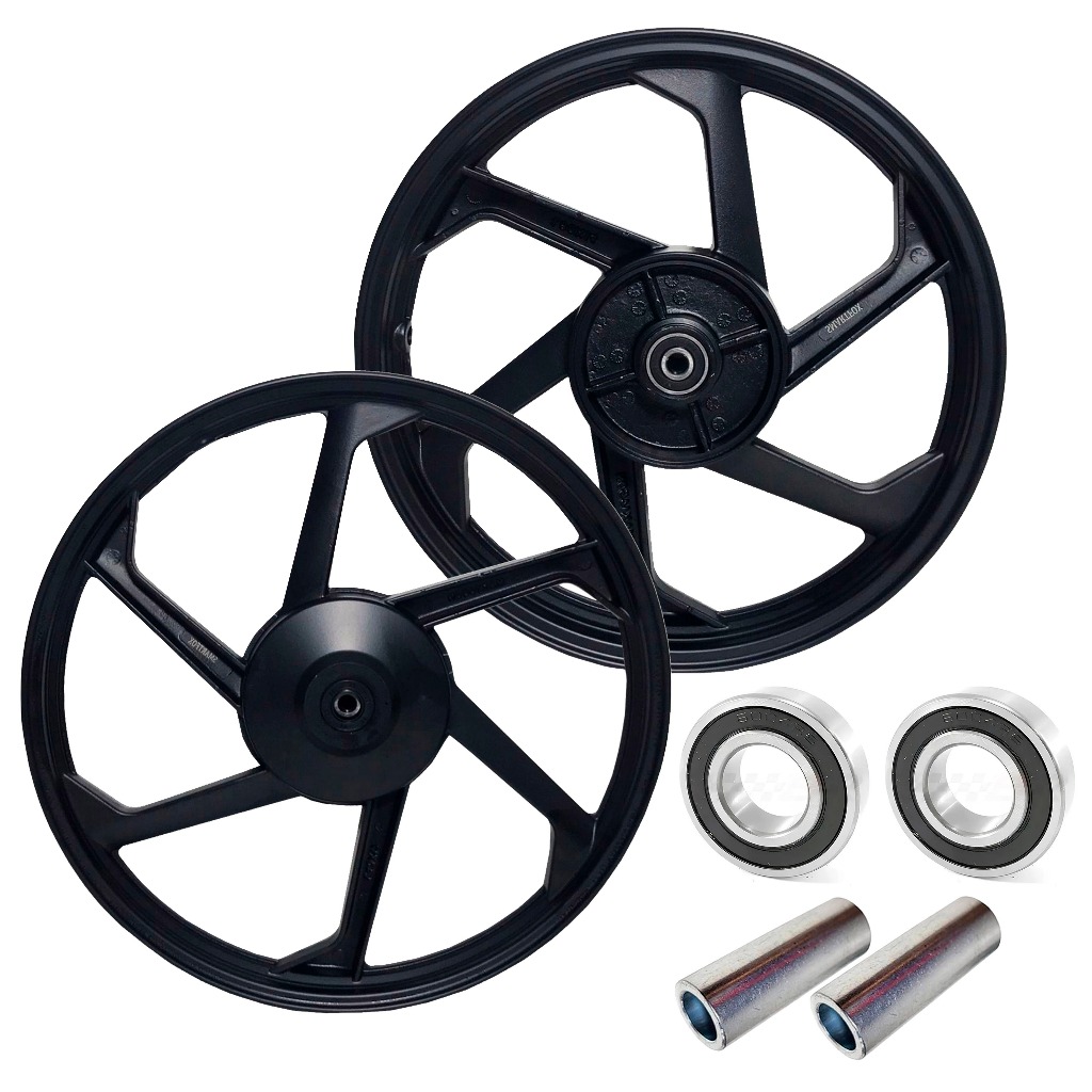 Jogo Roda 6 Palito Tambor Rolamento Biz 125 2006 Até 2015 em Oferta na Shopee