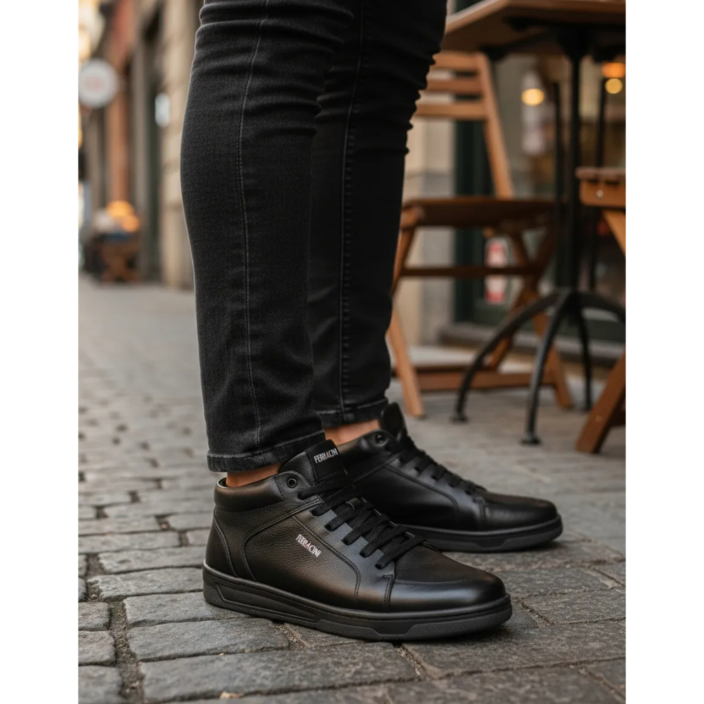 Ferracini Sapatênis Bota  Masculino Cano Alto Vox-8053 Original Botinha