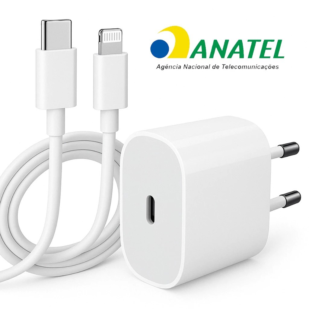 Carregador iPhone Original 30W Turbo iPhone 11 12 13 14 Pro Xr Xs Usb C Lacrado