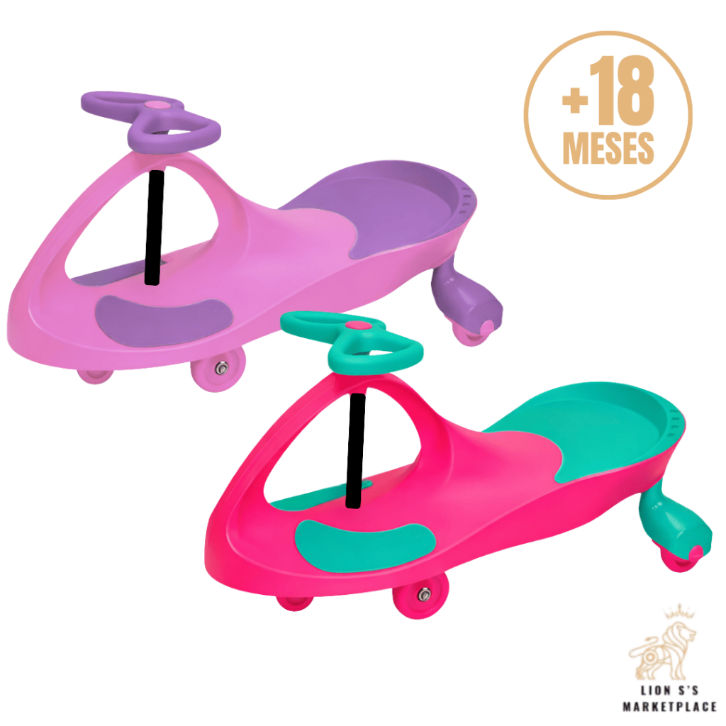Carrinho Rolimã Super Car Infantil Rodas Com Led e Buzina Menina