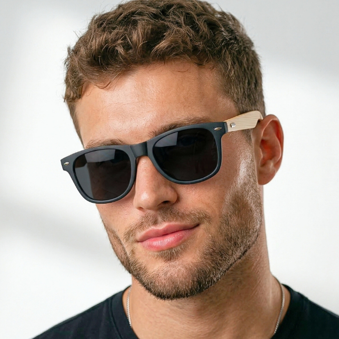 Óculos de Sol Quadrado Polarizado Arizona Premium Tendencia Pesca Classico Vintage uv400 Masculino