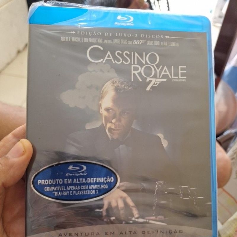 CASSINO ROYALE BLU-RAY DUPLO. LEIA A DESCRIÇÃO ATÉ O FINAL ANTES DE FAZER A COMPRA.LACRADO