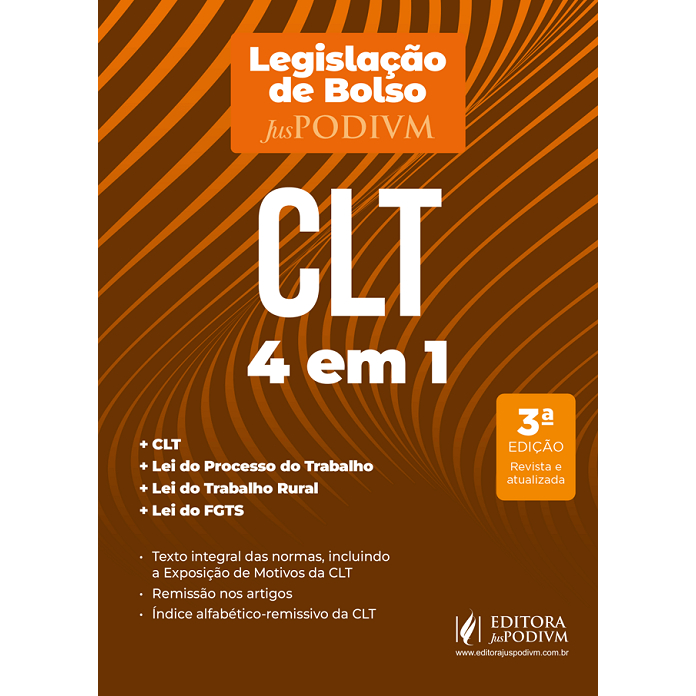 Legislacao De Bolso Clt 4 Em 1 (2026) Juspodivm