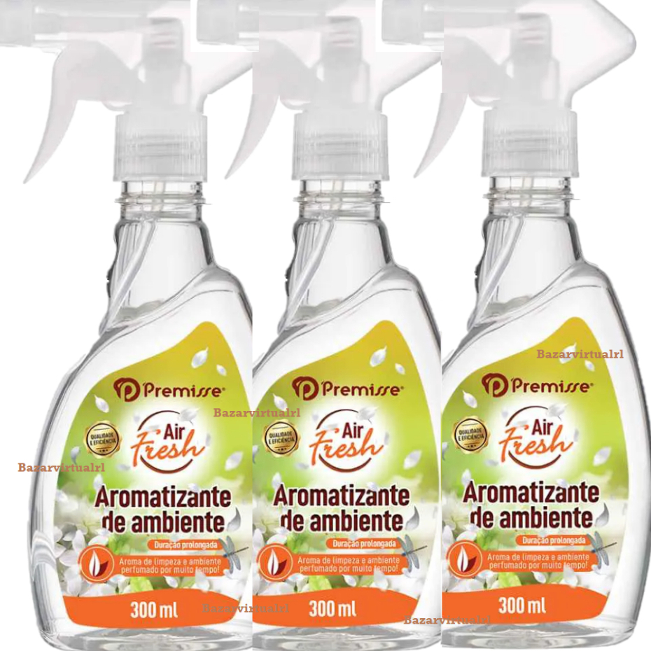 Aromatizante de Ambiente Air Fresh Casa Escritório Comércio 300ml 3 Unid