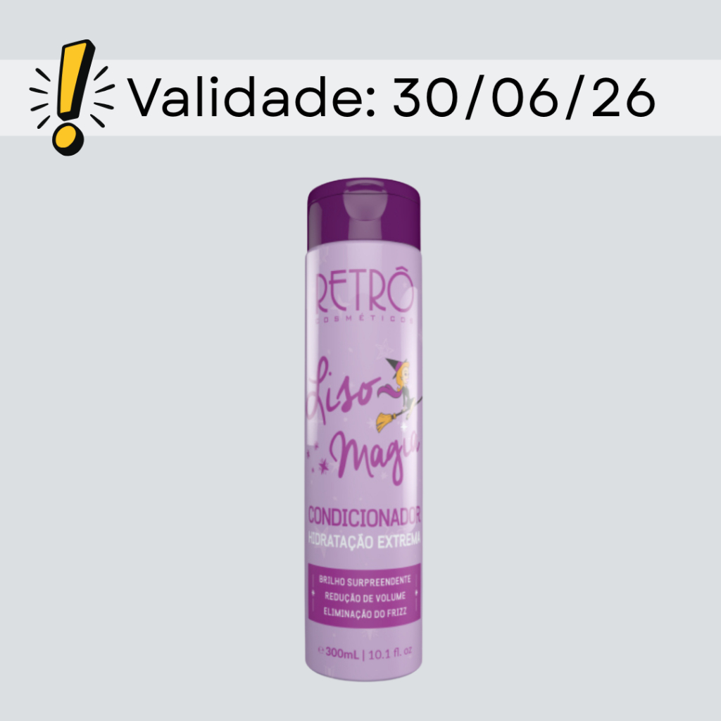 Condicionador Liso Magia 300ml - Retrô Cosméticos