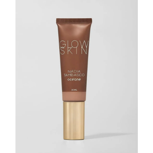 Cor Primer Iluminador Facial Escuro Nádia Tambasco By Océane - Glow Skin Medium Tan