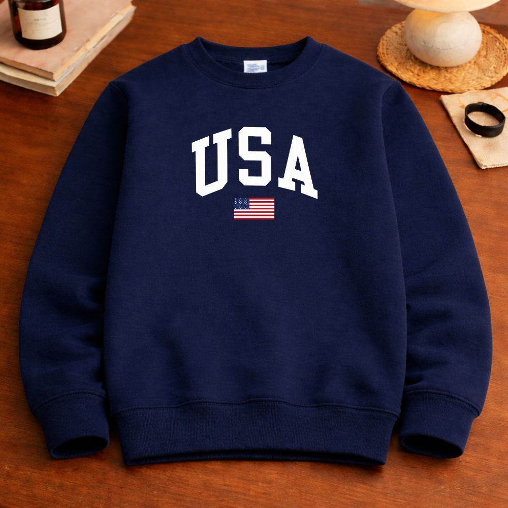 Detalhes do Moletom infantil juvenil menino estampa USA tam 02 a 16  blusa de frio careca de algodão