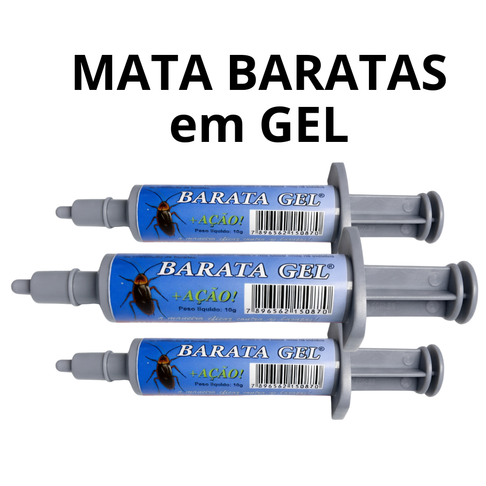 Kit com 3 Mata Baratas - Baratagel em Oferta na Shopee