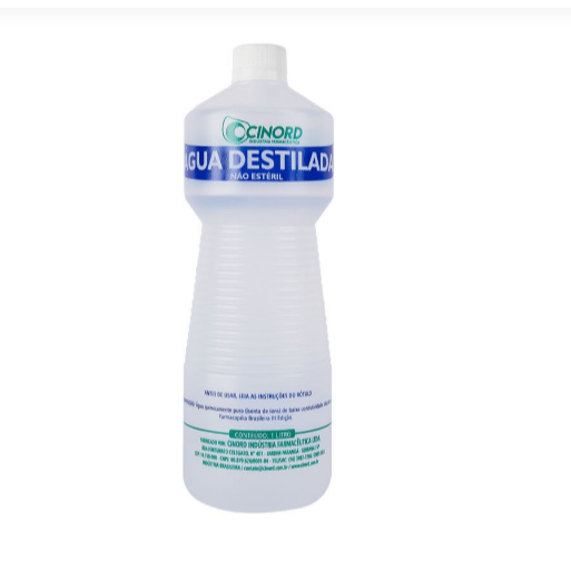 Água Destilada 1 Litro P/ Umid. Cpap E Bipap E Autoclave
