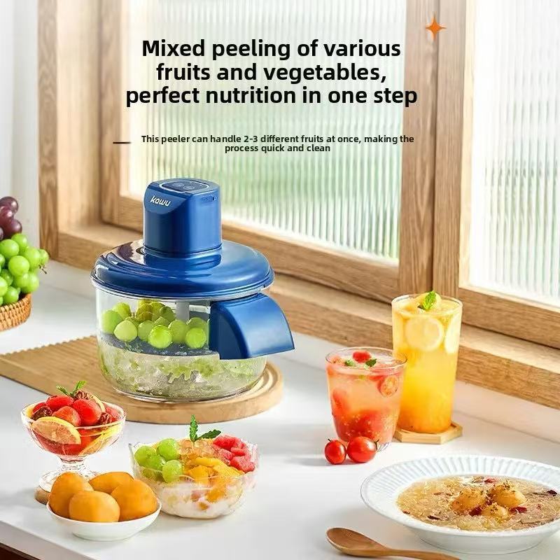 Descascador elétrico automático, descascador de alho - adequado para uvas, tomates, alho e frutas (libera suas mãos).