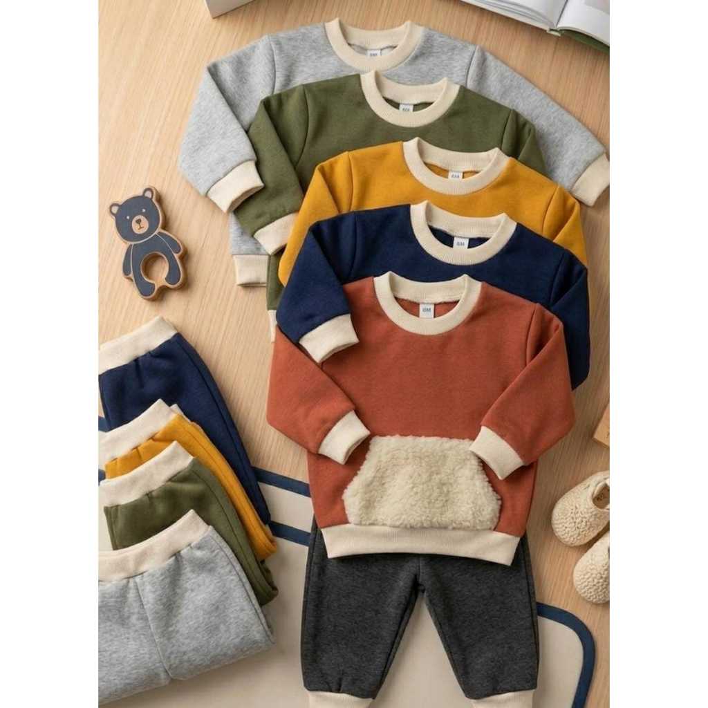 conjunto infantil e juvenil Verão Conjunto de Moletom Casaco Conjunto de Frio menino 1 ao 16 Conjunto Calça e Blusa