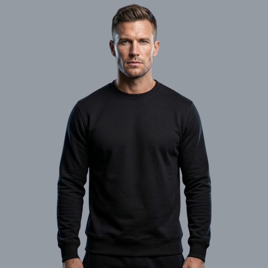 Moletom Gola Careca Liso Masculino Unissex Feminino Moleton Casaco 60% Algodão 40% Poliéster em Oferta na Shopee