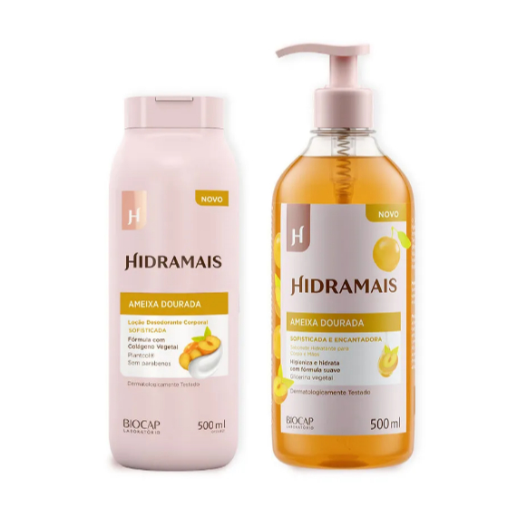 Hidramais Kit Ameixa Dourada Sabonete Liquido e Hidratante 500ML
