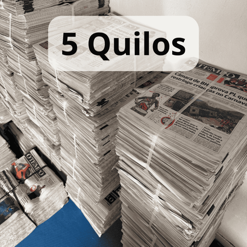 1kg a 5 kg Jornal Para Pet
