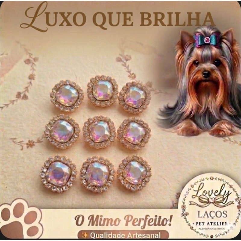 Ponto de Luz Pet Luxo | Brilho Elegante para Penteados Pet