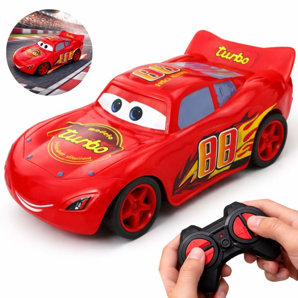 Carrinho Controle Remoto Relâmpago Recarregável Brinquedo Menino