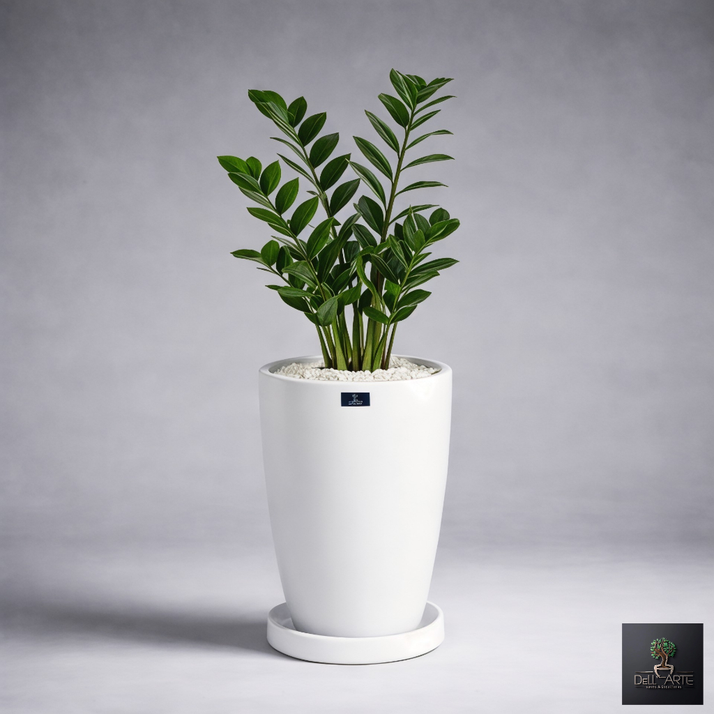 Vaso estilo Vietnamita Fibra de Vidro Vitrificado 44cm