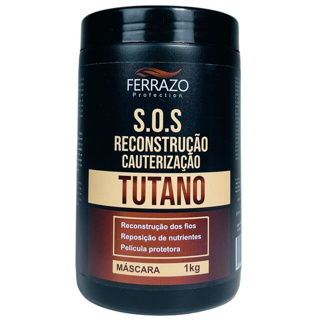 Máscara Capilar SOS Reconstrução Cauterização Tutano Reposição de Nutrientes 1kg Ferrazo Profection em Oferta na Shopee