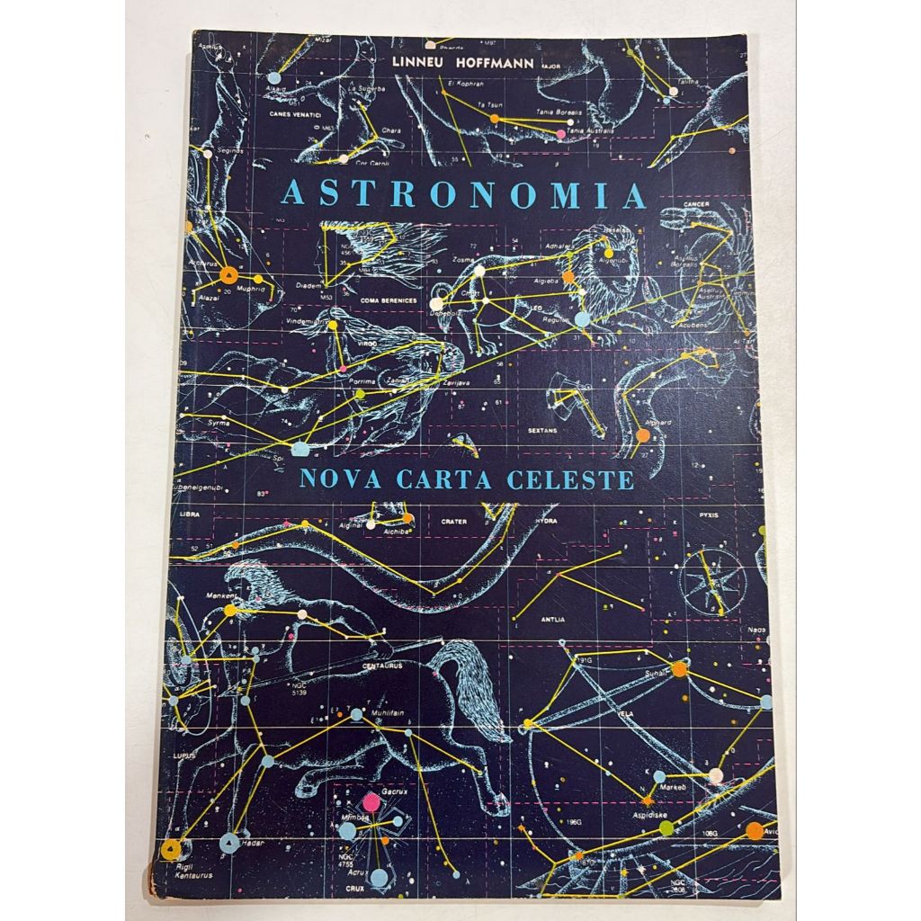 Livro Astronomia Nova Carta Celeste Linneu Hoffmann 23306