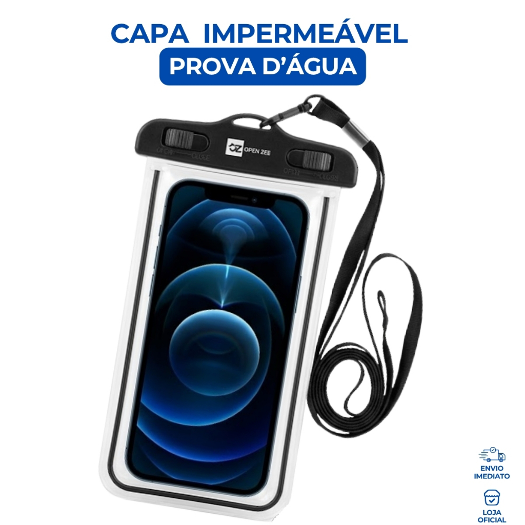 Capa de Celular Prova D'água Proteção Impermeável Capinha Transparente Bicicleta e Moto Universal em Oferta na Shopee