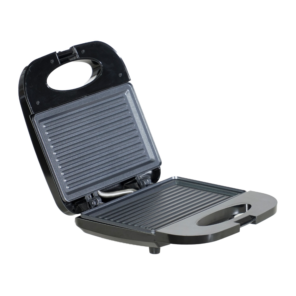 Sanduicheira Elétrica - Placas Antiaderentes, Luz Indicadora, Compacta para Sanduíches - Bene Casa