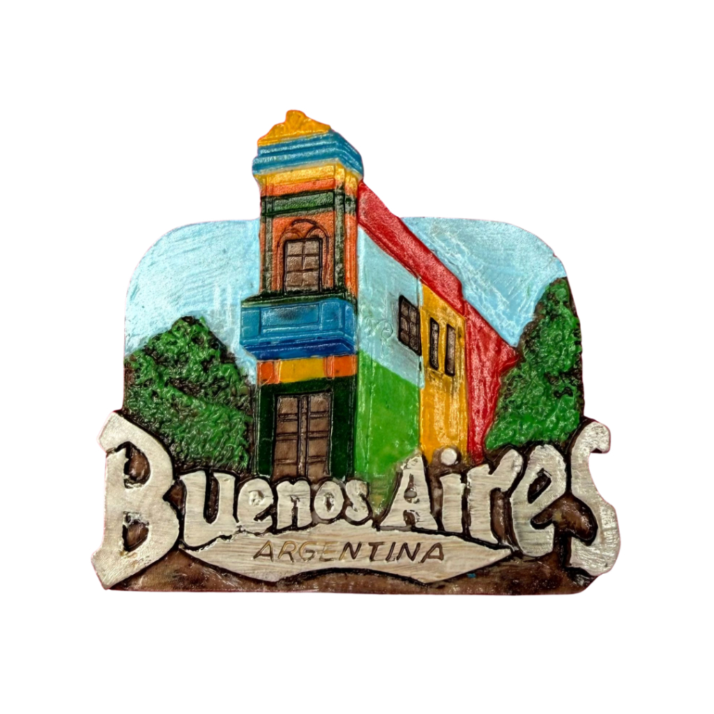 Ímã Buenos Aires ARG Caminito - Imã de Geladeira em Resina
