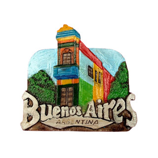 Ímã Buenos Aires ARG Caminito - Imã de Geladeira em Resina