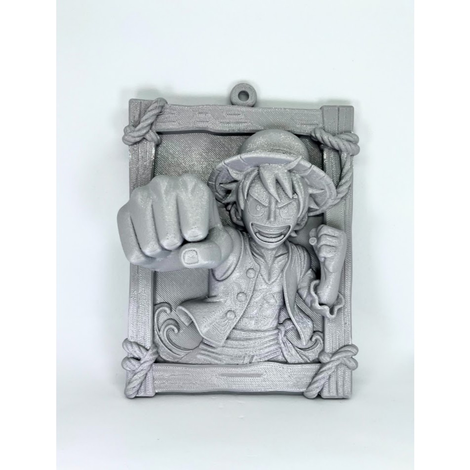 Busto Luffy One Piece Placa Decorativa 16cm