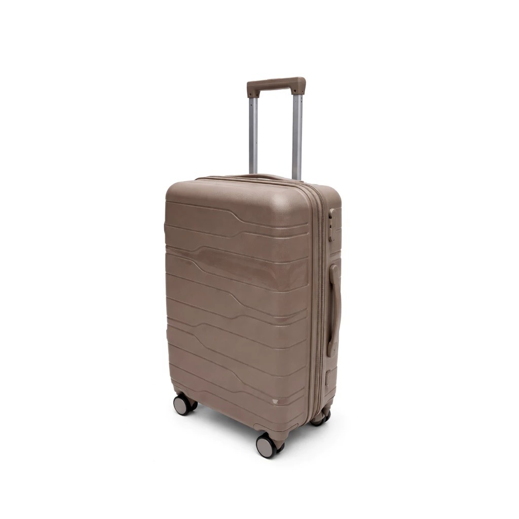 Mala Bordo 10kg Polipropileno Resistente Cadeado TSA Zíper Expansível Rodinhas 360° Cores Variadas